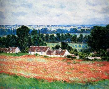 Claude Oscar Monet : Field Of Poppies, Giverny